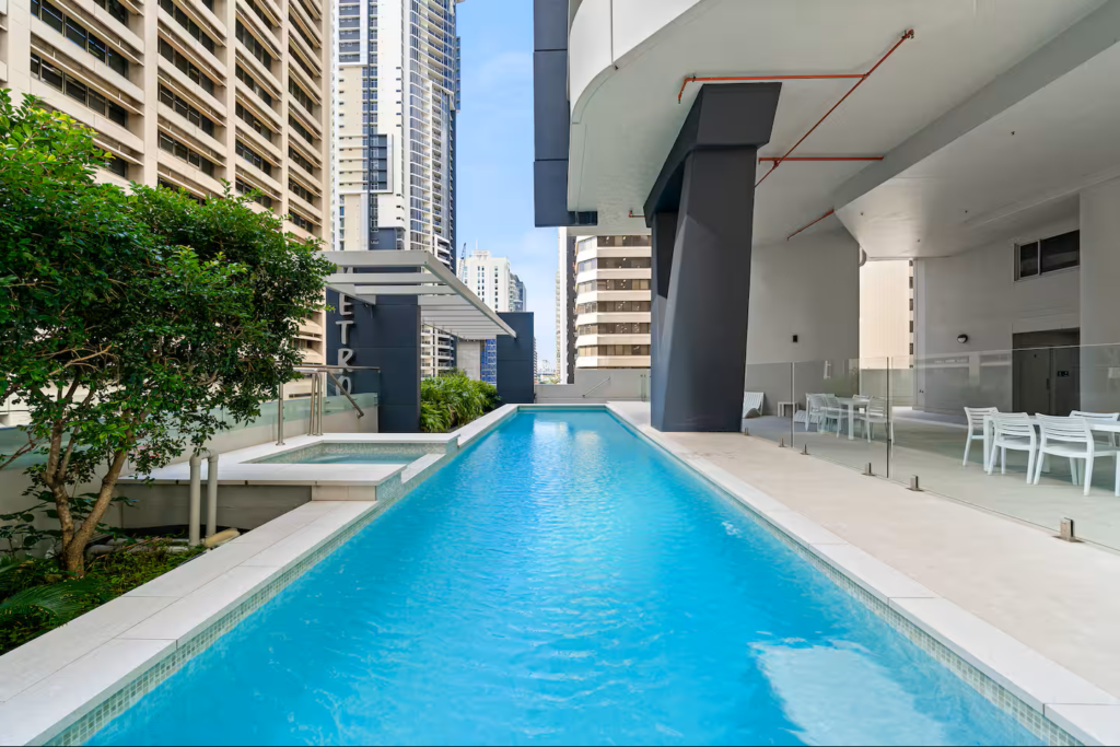 heated pool